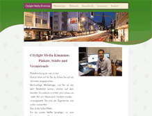 Tablet Screenshot of citylight-media.de
